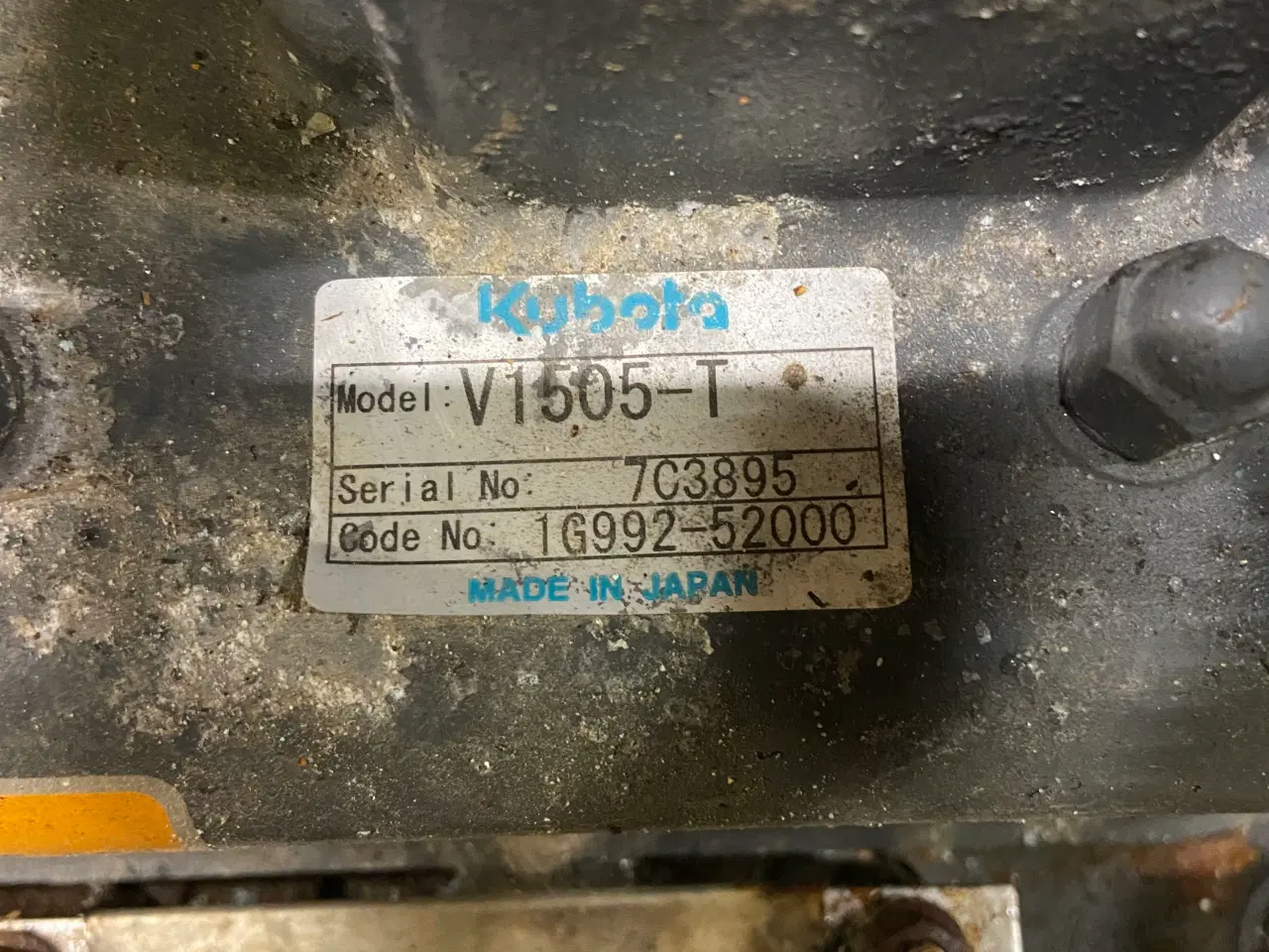 Billede 3 - Kubota motorer (2 stk) V1505 - V1505-T