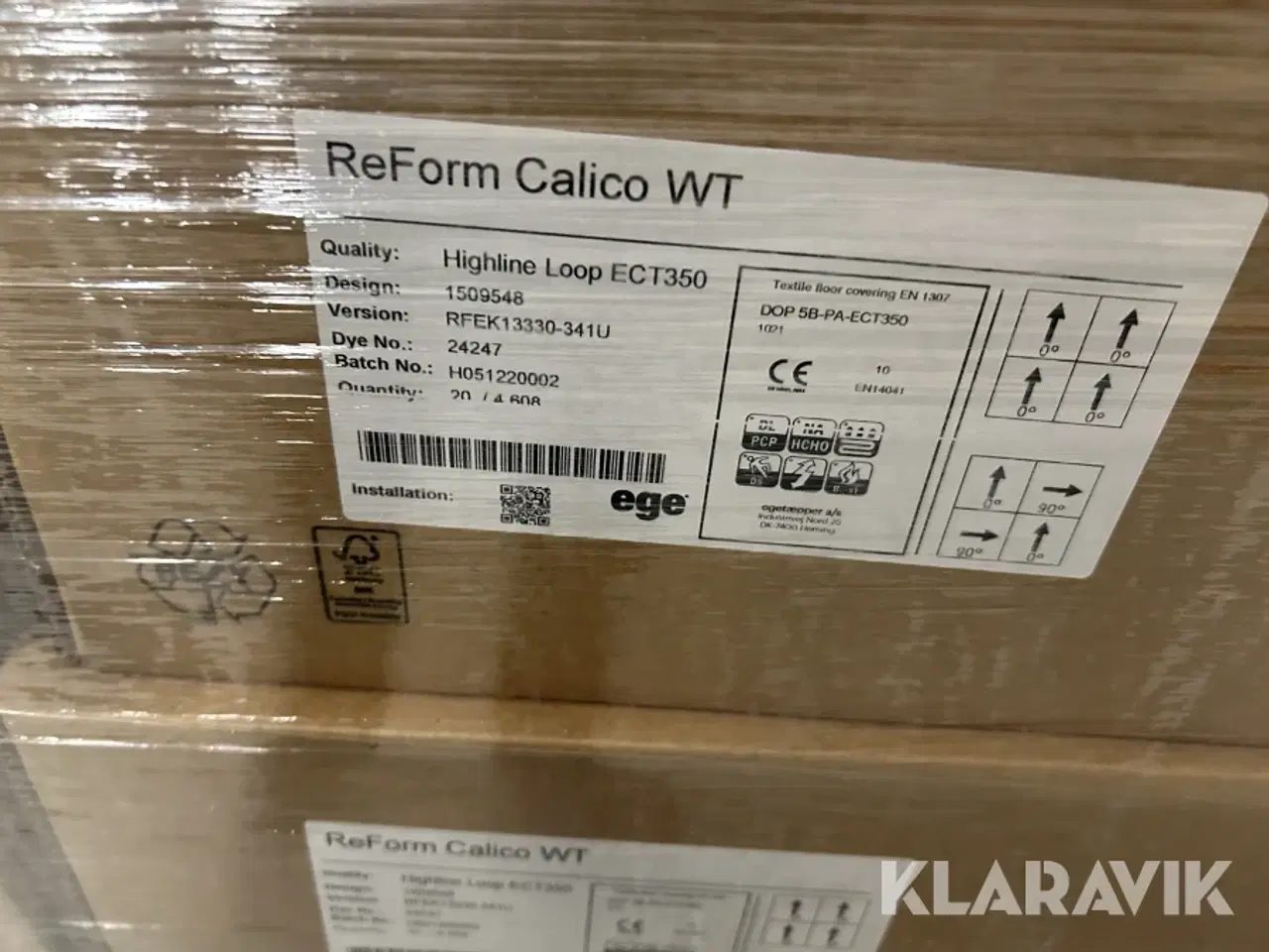 Billede 7 - Tæppefliser Ege Reform Calico WT 110m2, lysgrå