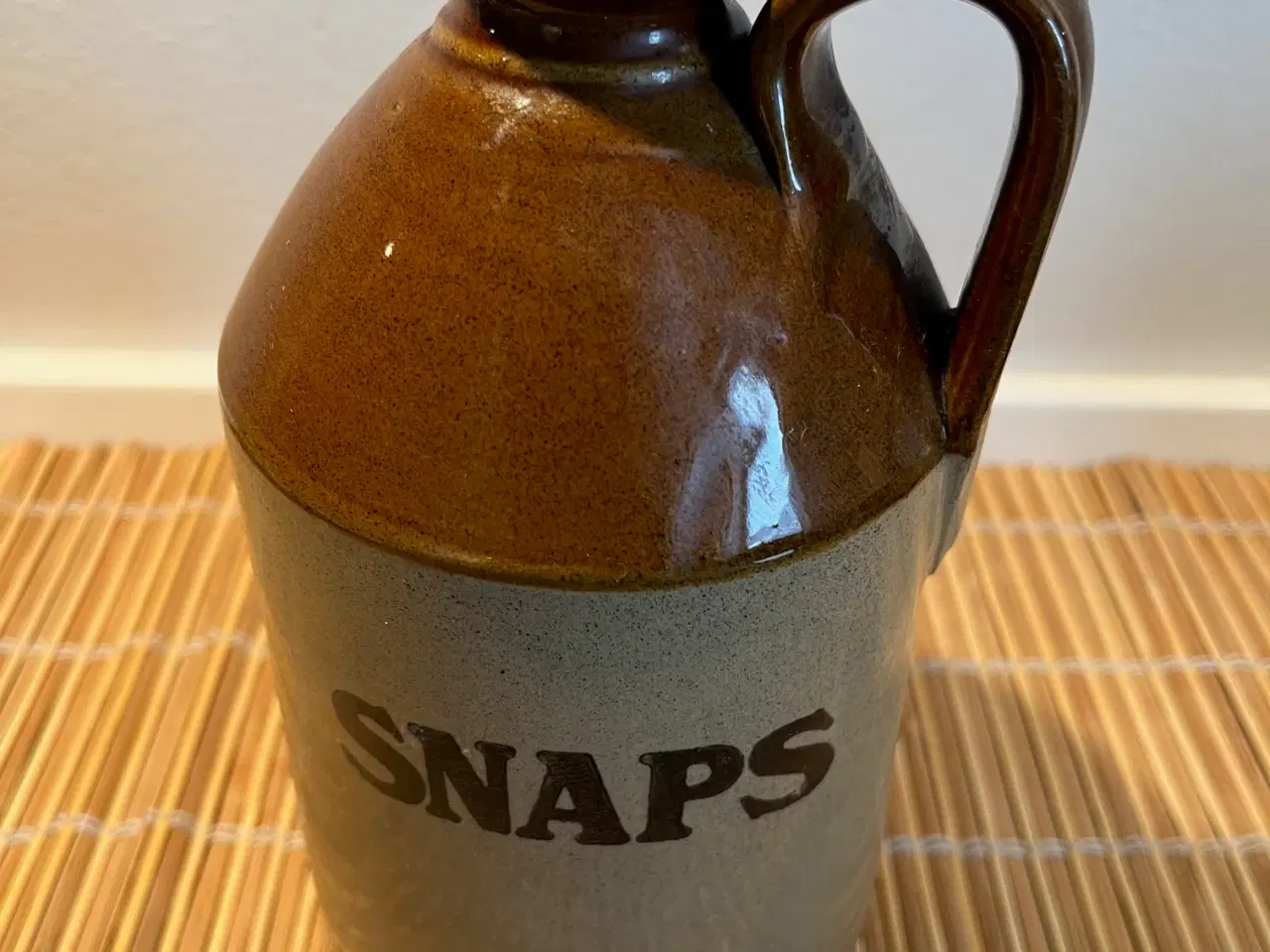 Billede 1 - Vintage Moira Pottery snapseflaske – Engelsk stent