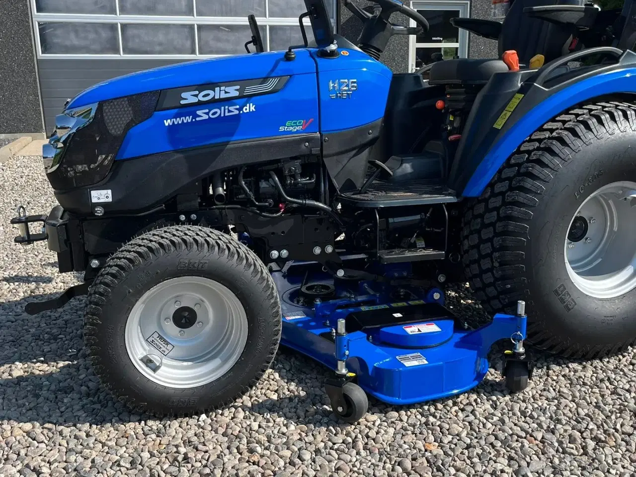 Billede 6 - Solis 26 HST Hydrostat Turf hjul og klipperbord