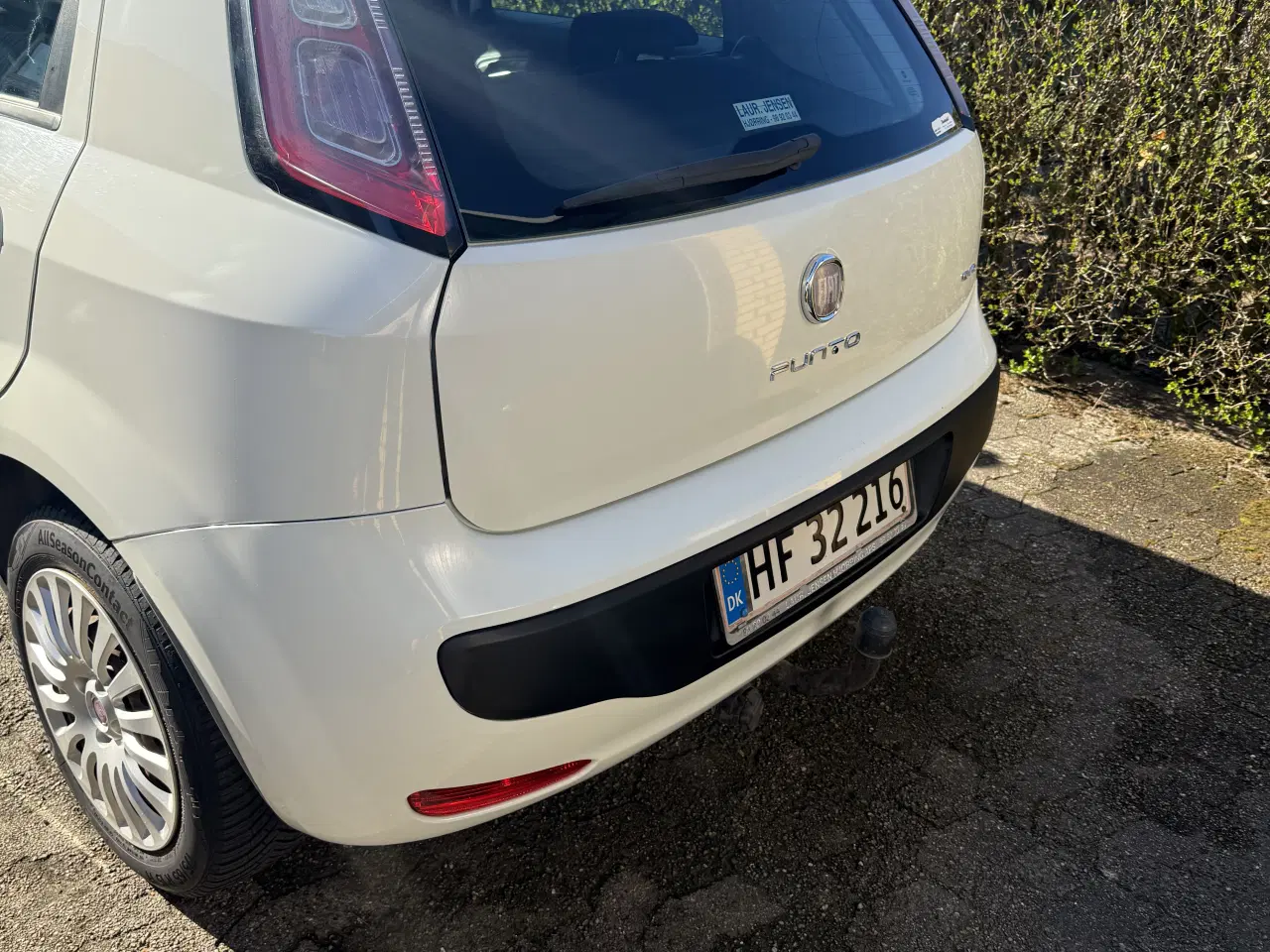 Billede 2 - Fiat Punto EVO hvid  NYSYNET 