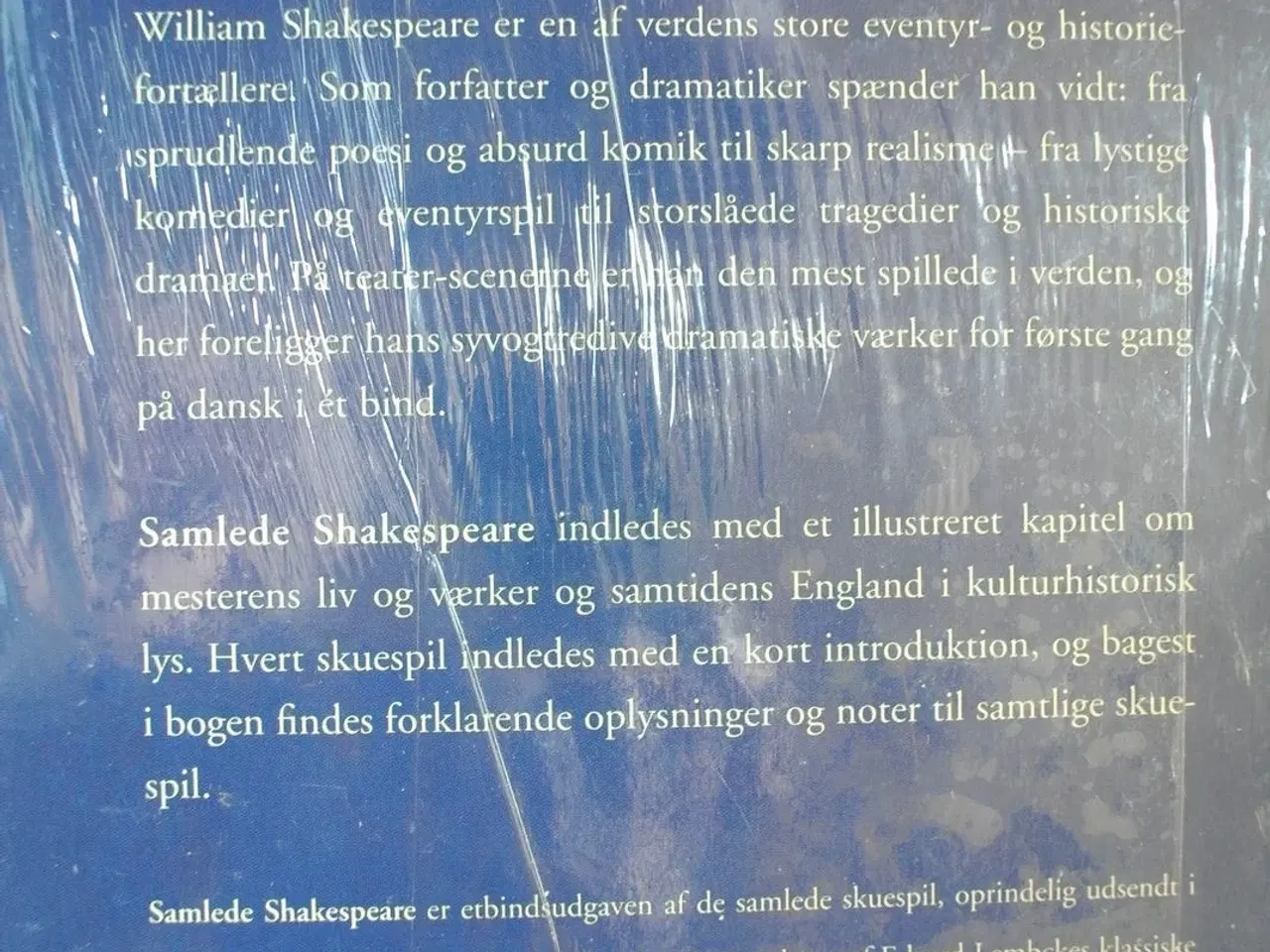 Billede 2 - samlede shakespeare - dramatiske værker ny i plast
