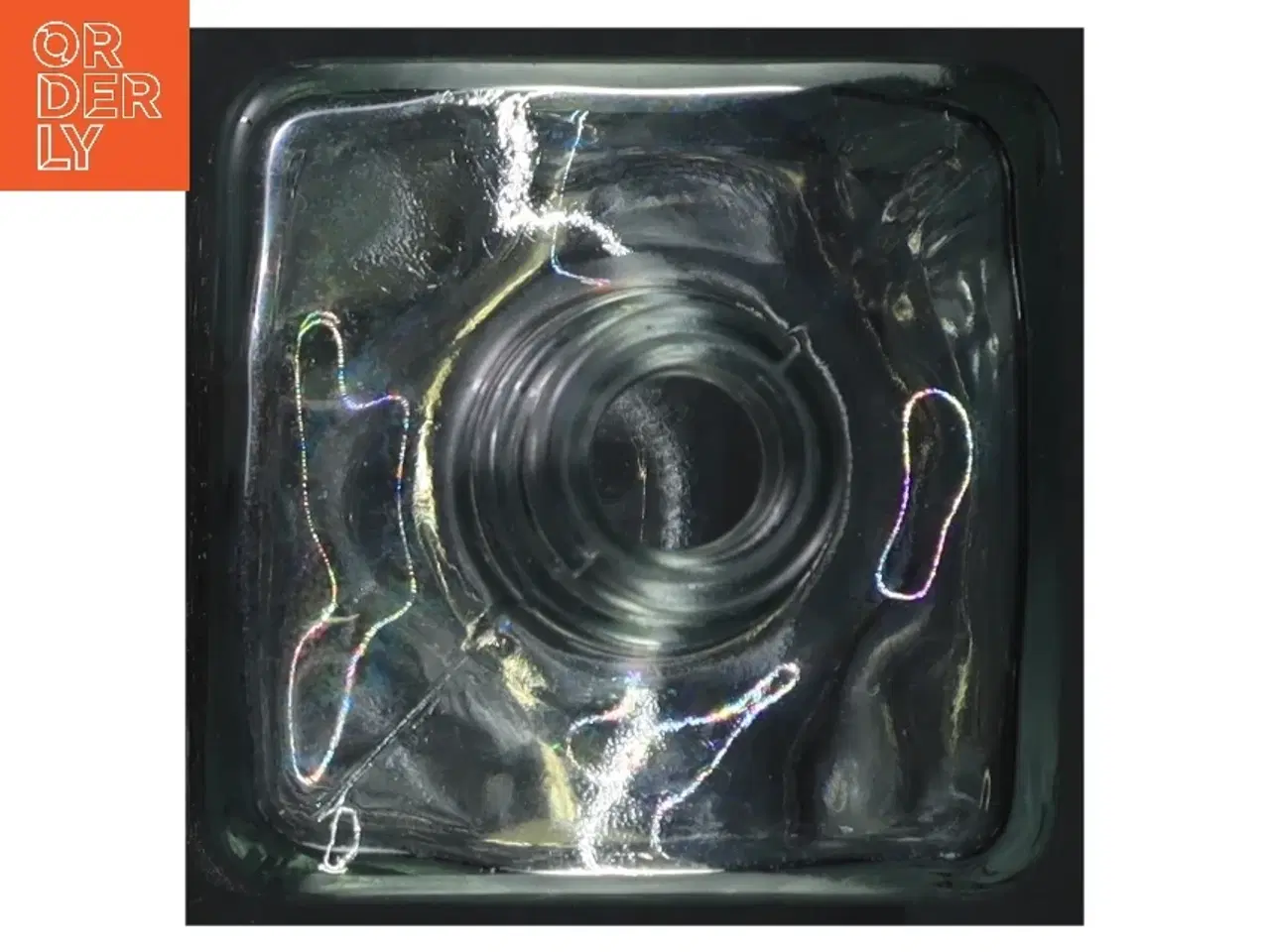 Billede 2 - Glasflaske med 'Gin' påskrift (str. 20 cm)