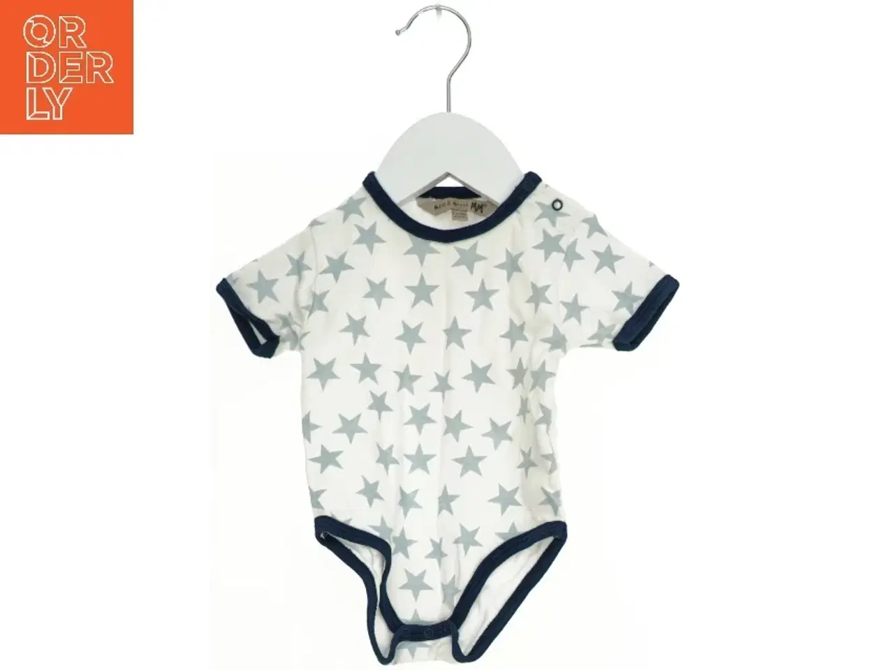 Billede 1 - Kortærmet bodystocking med stjernemønster fra Mads & Mette (str. 62)