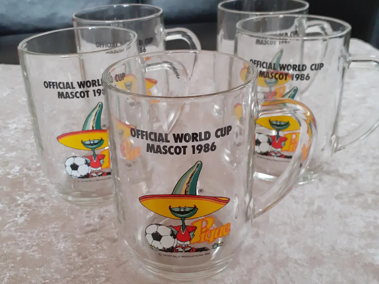 Billede 1 - Fodboldkrus, VM i Mexico 1986, antal 17 - pr. stk.