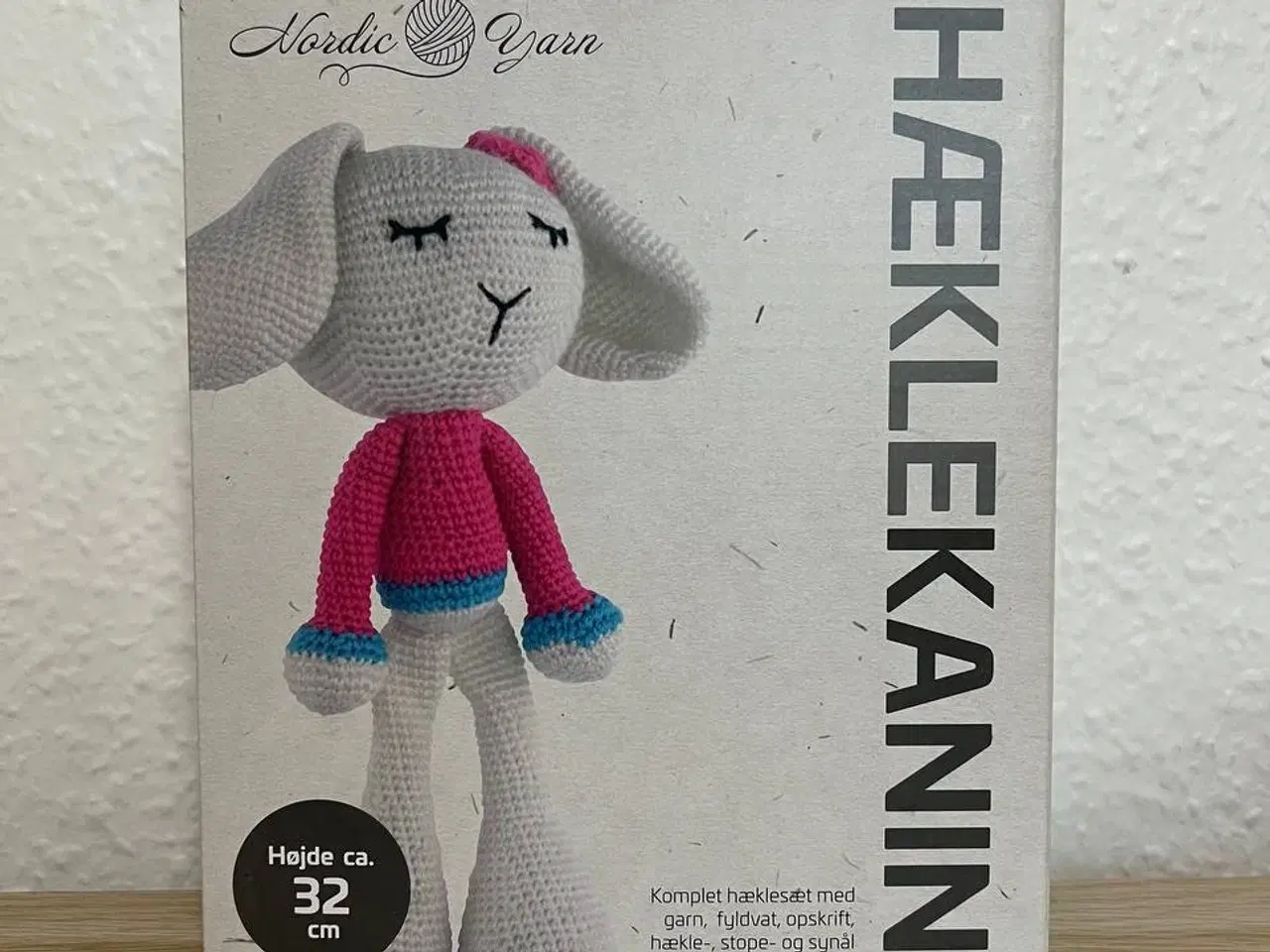 Billede 1 - Hæklesæt – Hæklekaninen fra Nordic Yarn – komplet