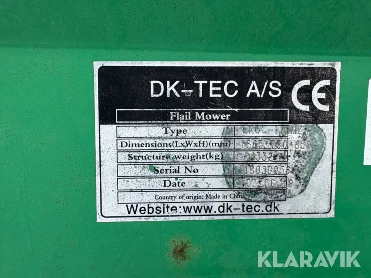 Billede 5 - Slagleklipper DK-TEC FGC-175MZ