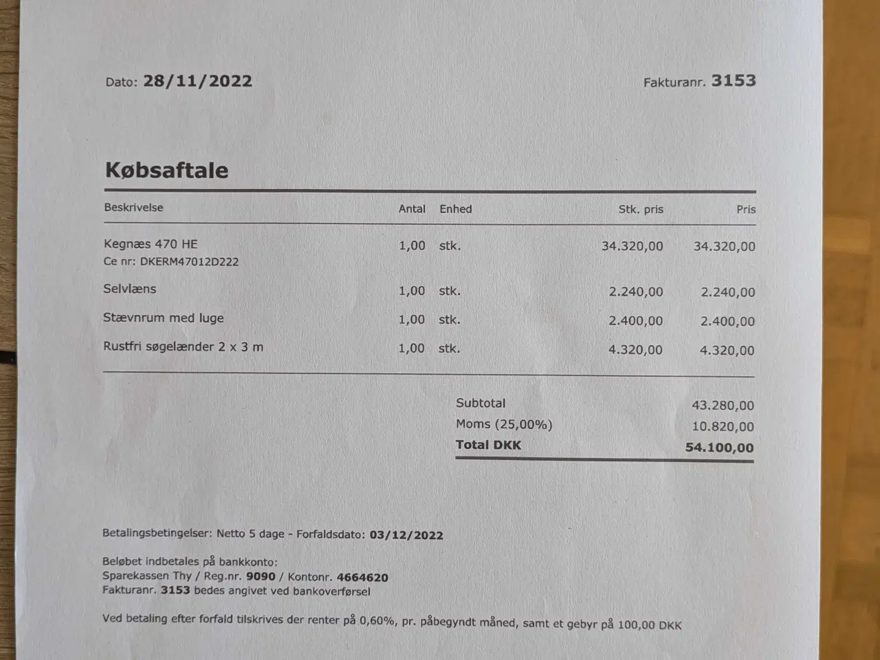 Billede 5 - Kegnæs 470 HE