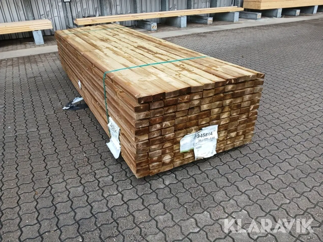 Billede 2 - Trykimprægneret reglar/planker kvinta tryk