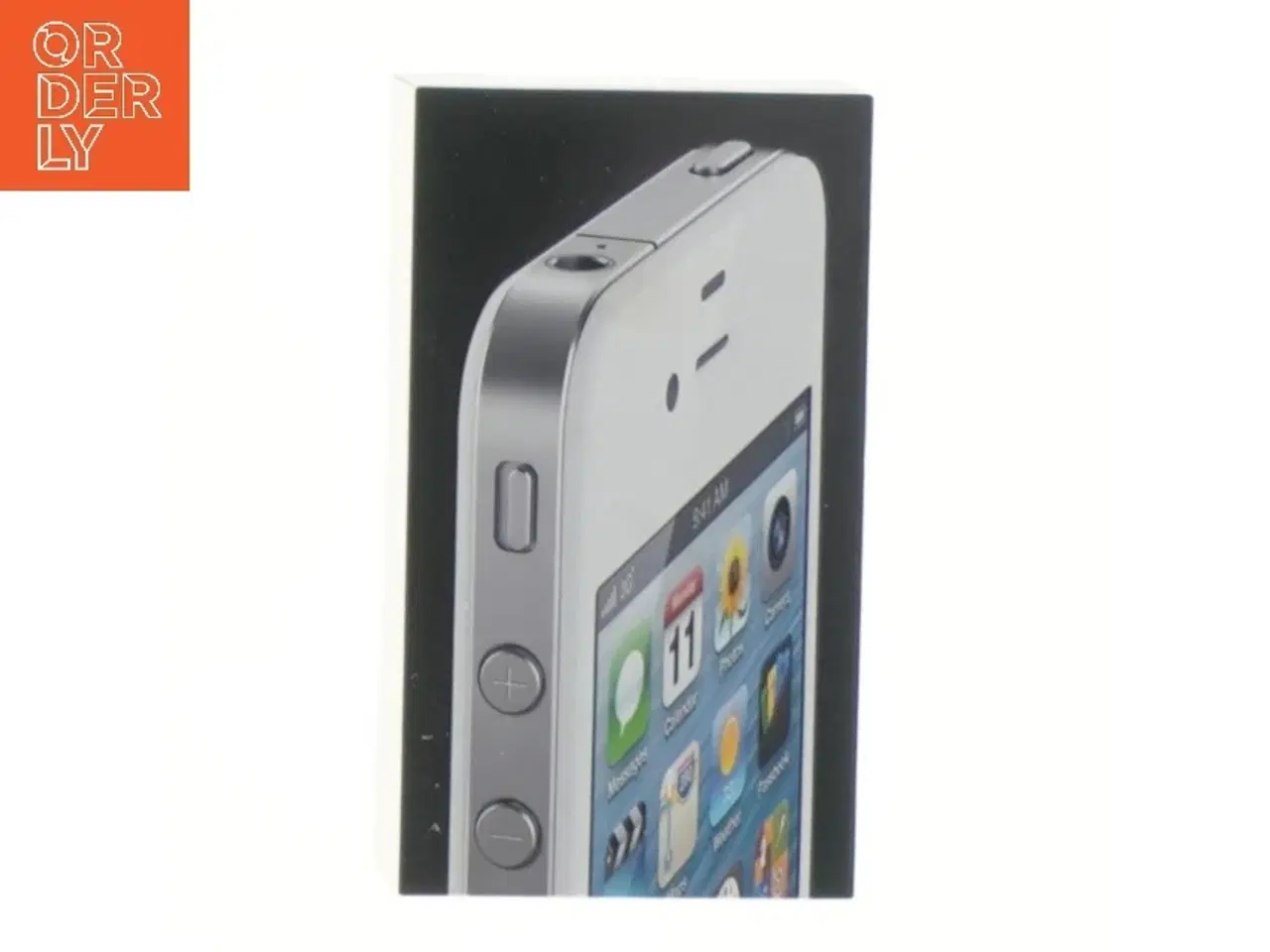 Billede 2 - Apple iPhone 4 – 8 GB hvid – med original æske – home-knap slidt – samleobjekt