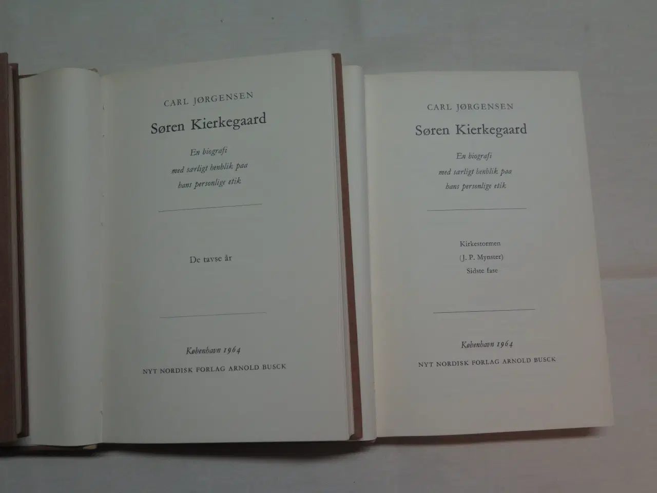 Billede 9 - Søren Kirkegaard Samlede Værker 1-21 + C Jørgensen