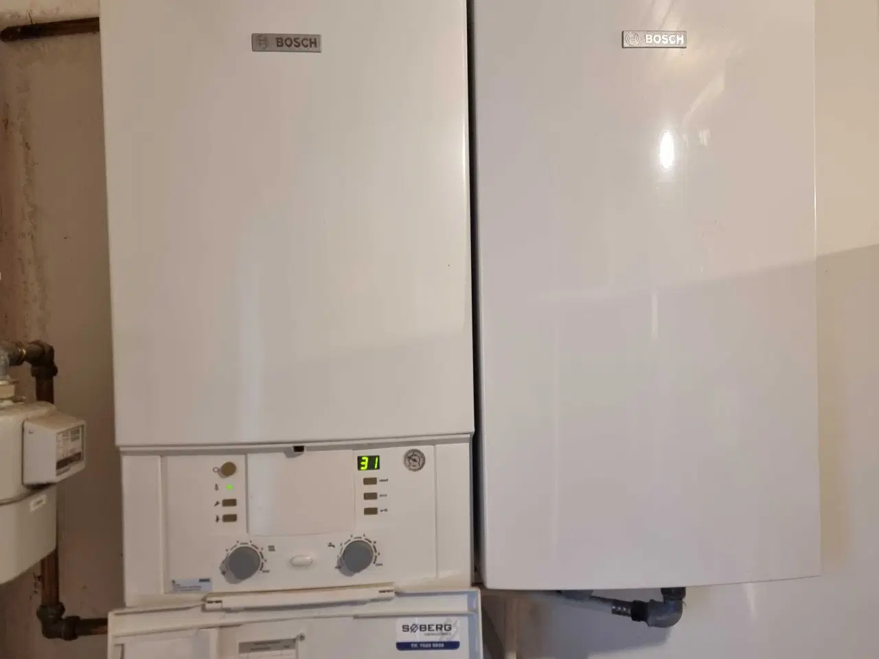 Billede 2 - Bosch Gasfyr + Bosch varmtvandbeholder