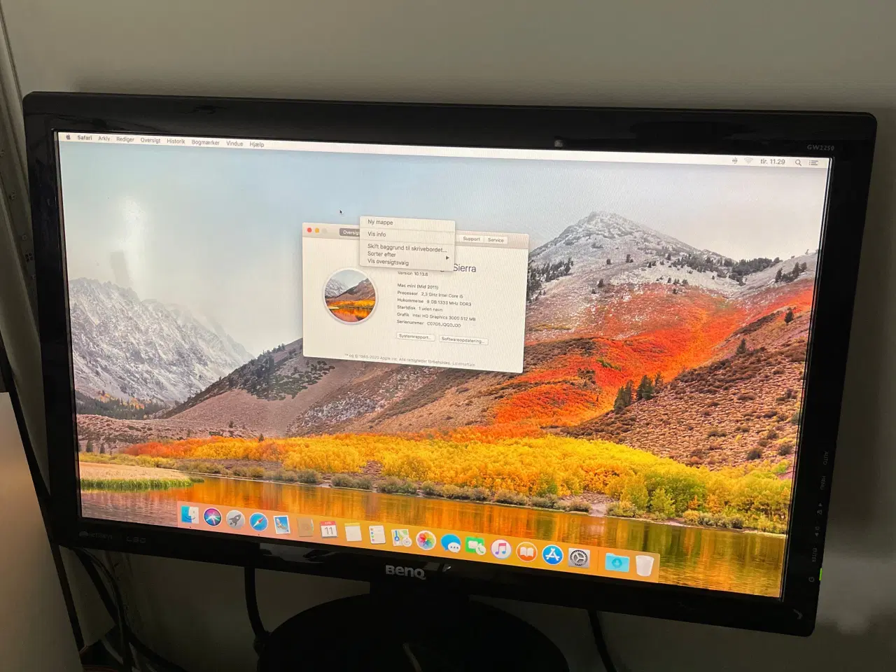 Billede 7 - Mac mini med tastatur og benq skærm. 