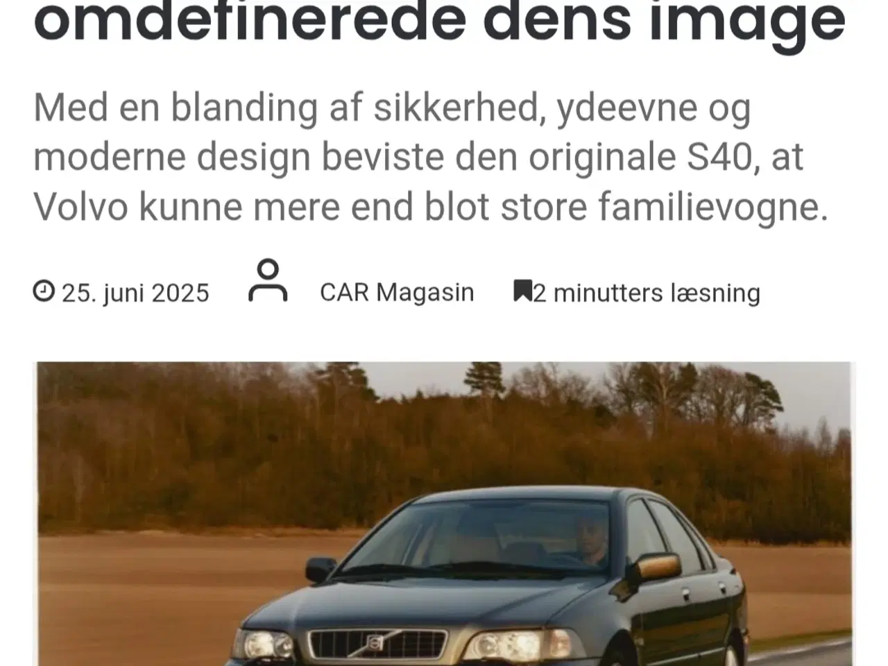 Billede 3 - Volvo s40 bliv godt kørende 