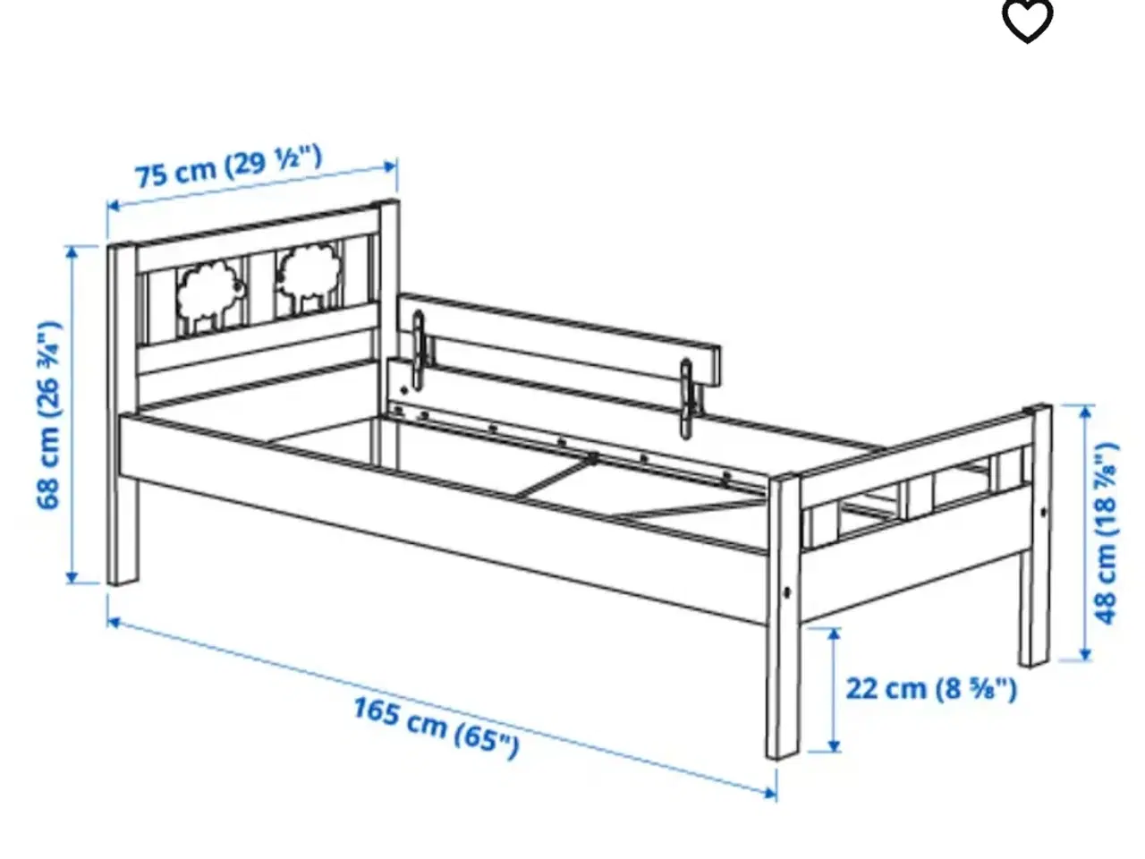 Billede 2 - Ikea Junior seng