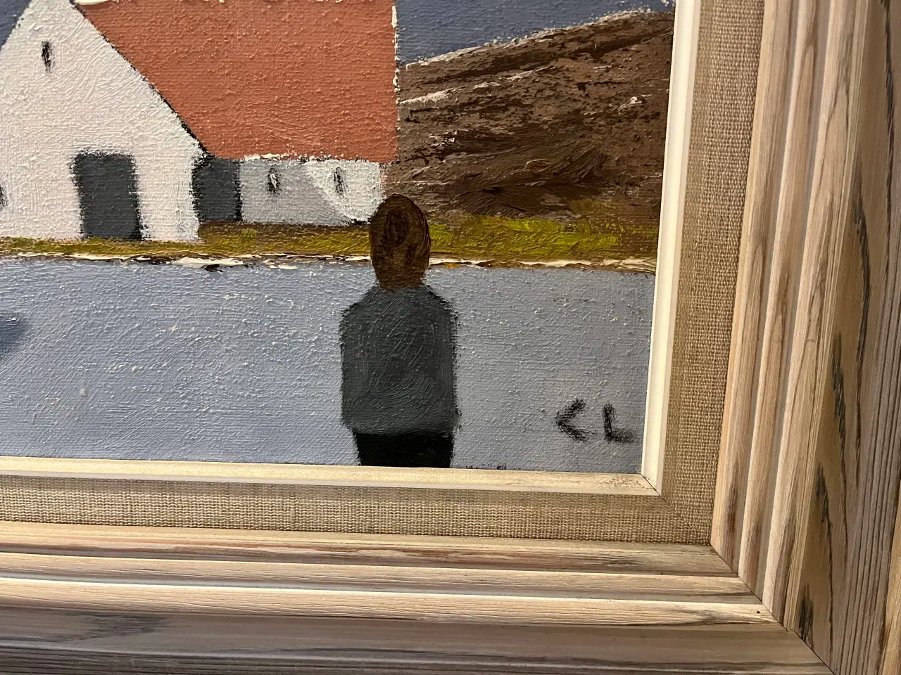 Billede 2 - Oliemaleri Bornholm af C.L