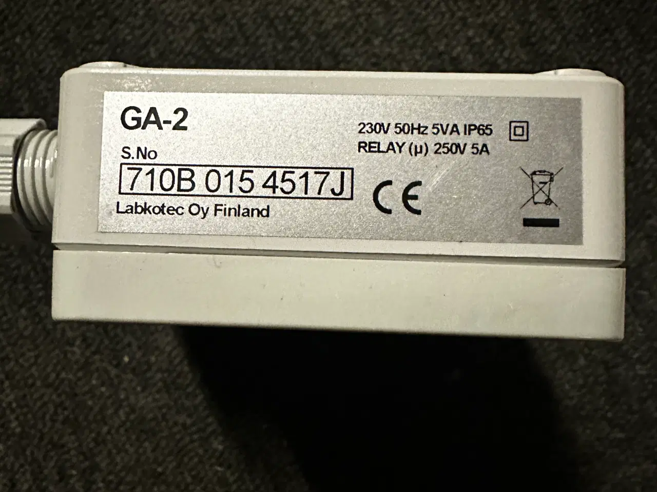 Billede 3 - Labkotec GA-2 Gassalarm Enhed med 4 tilslutninger