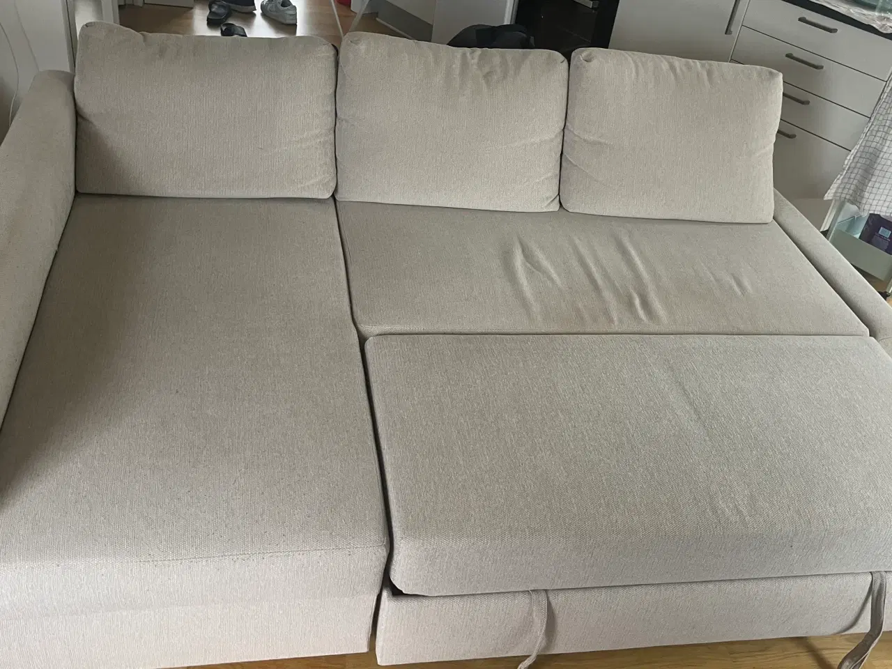 Billede 3 - Sovesofa med chaiselong og opbevaring