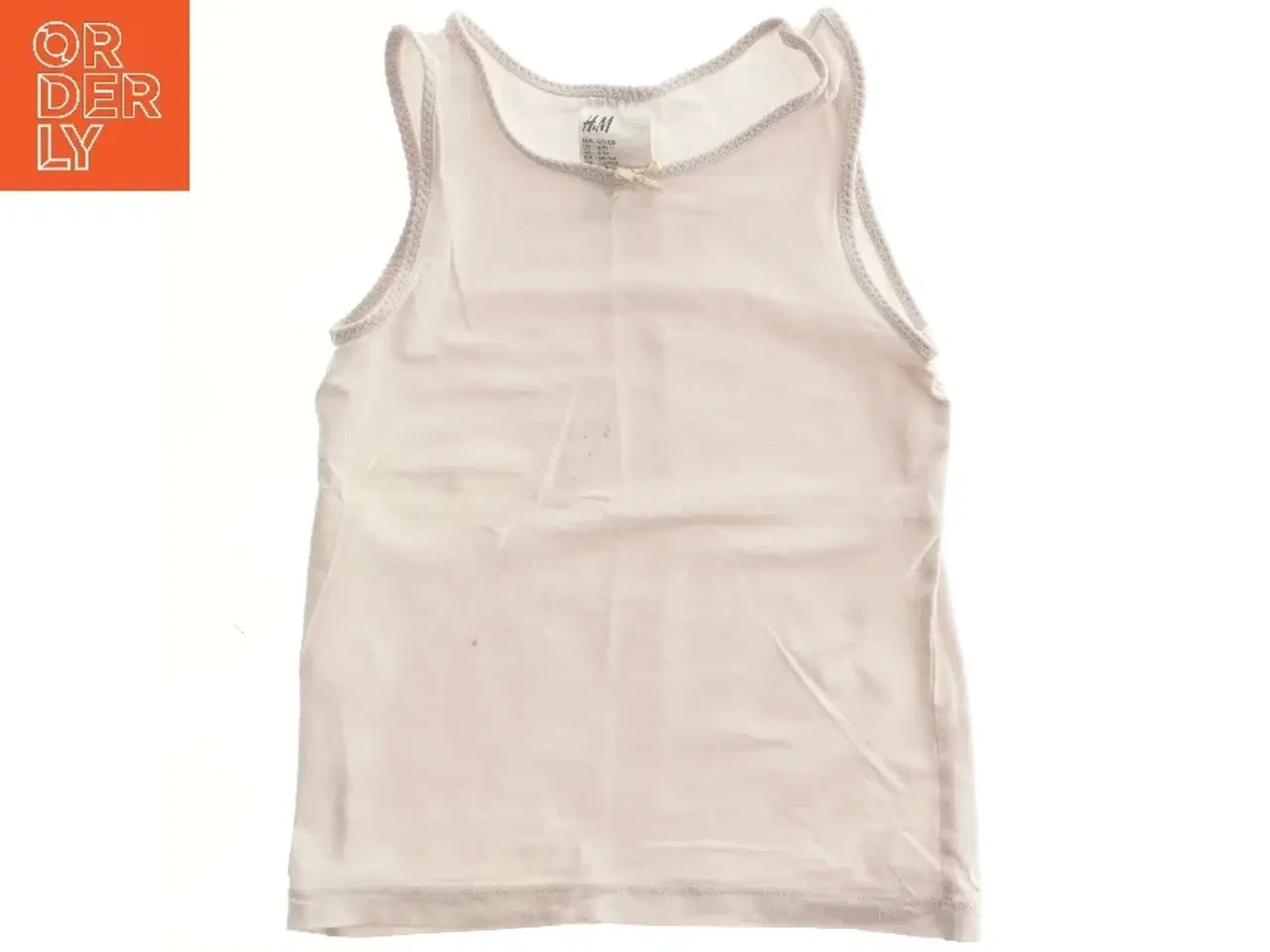 Billede 2 - Lyserød tanktop fra H&M (str. 128)