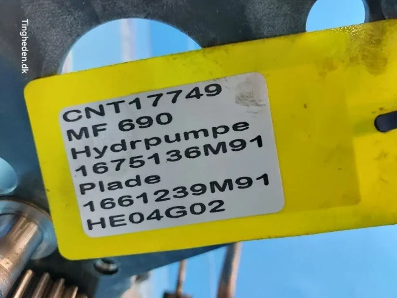 Billede 17 - Massey Ferguson 690 Hydraulikpumpe 1675136M91