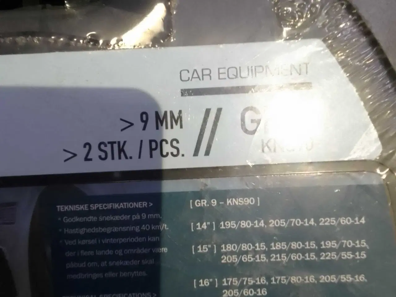 Billede 2 - Snekæder passer til 14", 15" og 16"