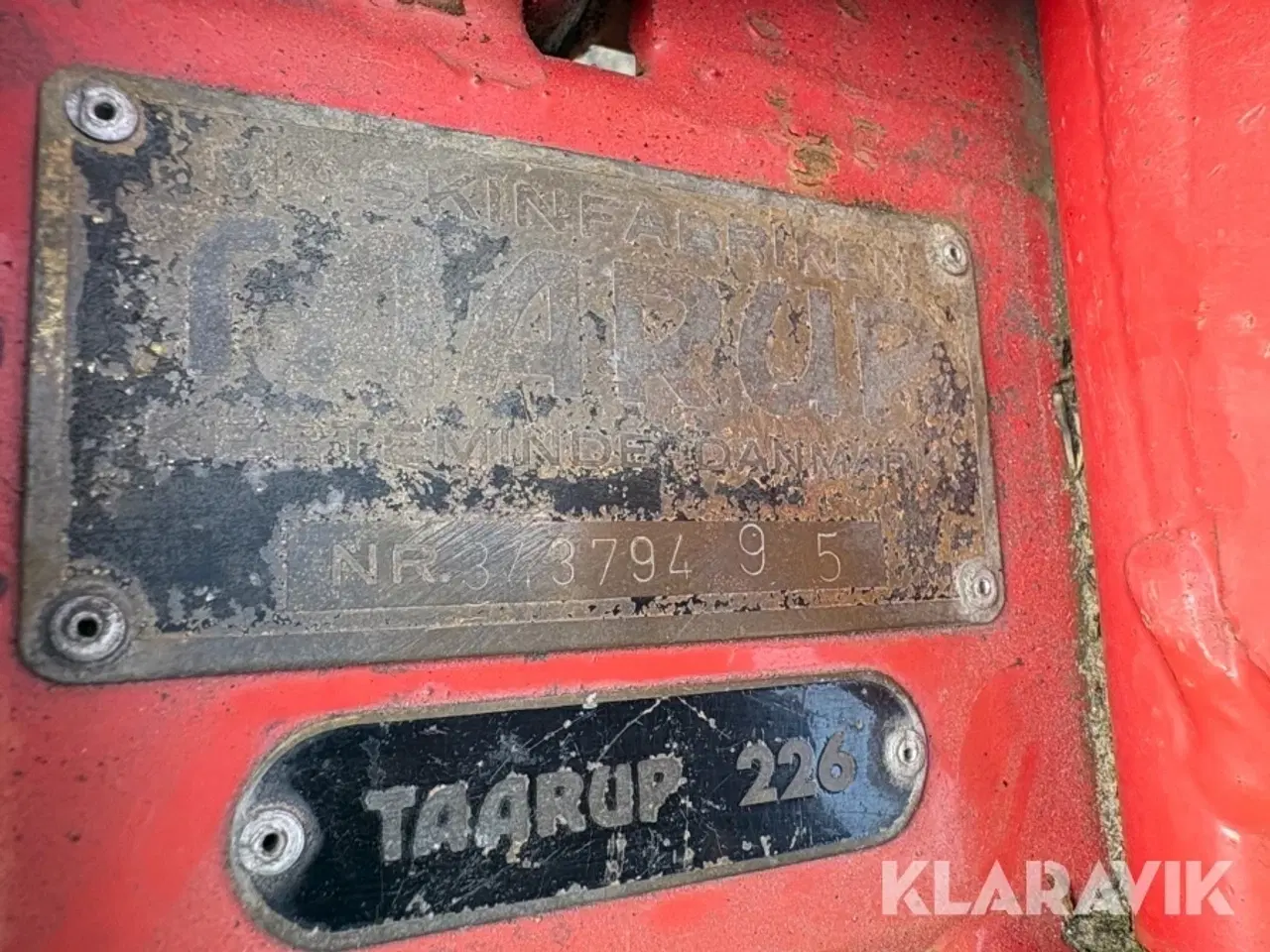 Billede 5 - Skiveslåmaskine 6skiver Taarup 226