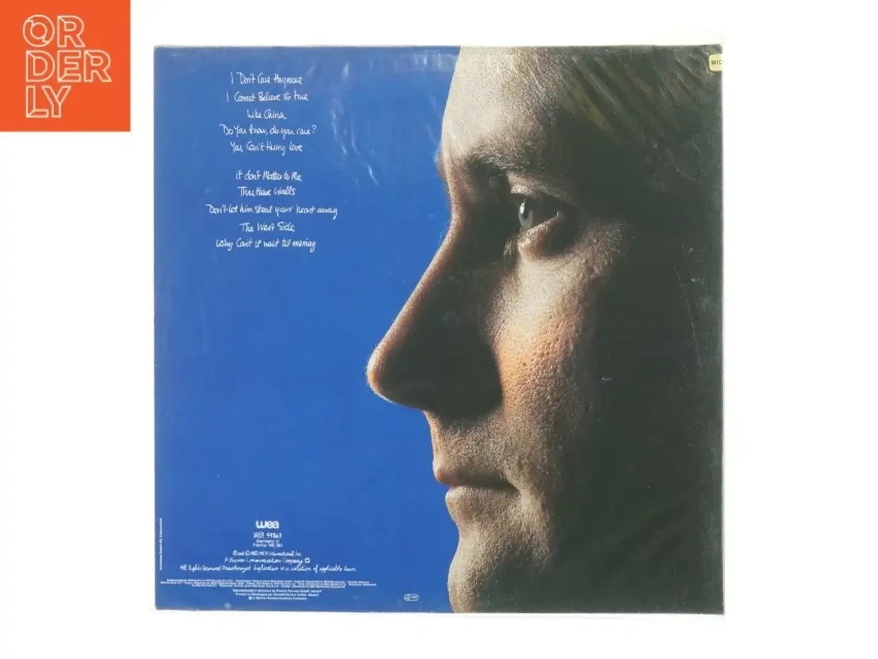 Billede 4 - Phil Collins Vinylplade fra WEA (str. 31 x 31 cm)