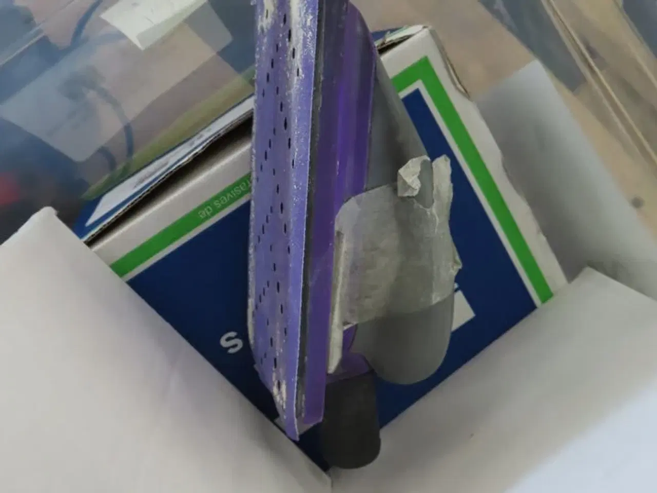 Billede 2 - Kasse med diverse slibepapir samt vinkelsliber