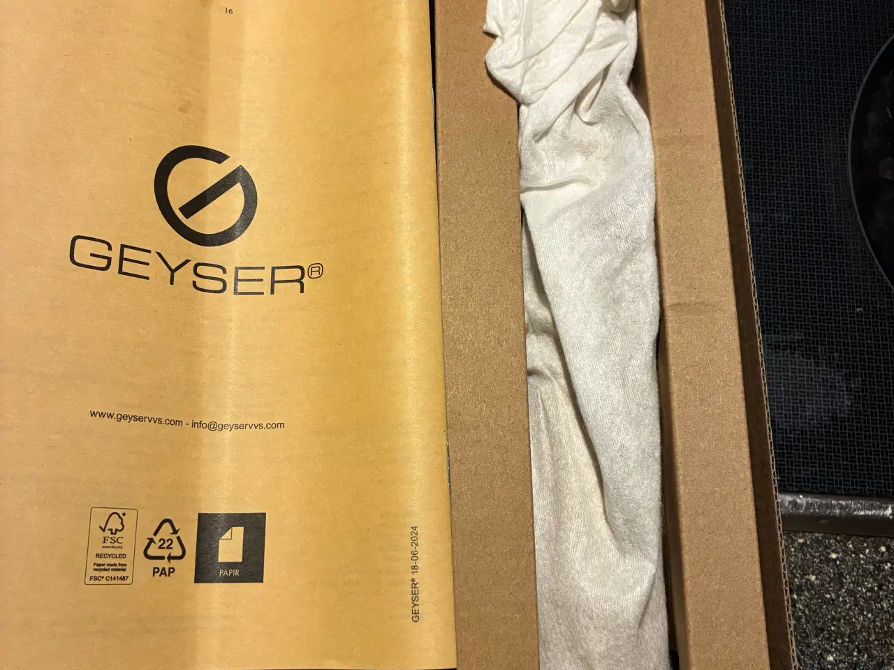 Billede 3 - Geyser Brusearmatur i messing