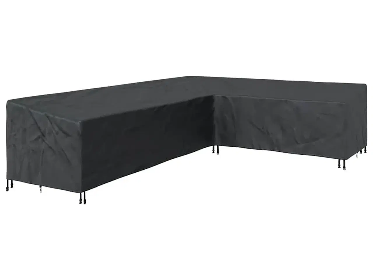 Billede 2 - Overtræk til havemøbler Sort 330 x 255 x 80 cm 420D Oxford Stof
