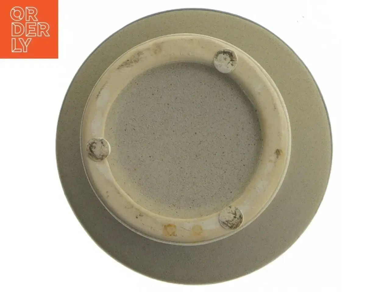 Billede 2 - Keramisk vase i sort og beige (str. Ø. 11 cm. længde. 20,5 cm)