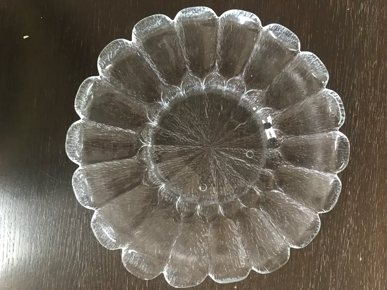 Billede 1 - Glas fad fra Holmegaard 