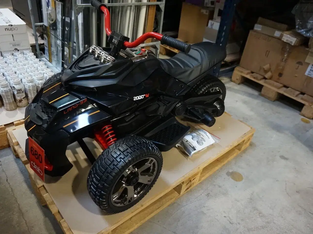 Billede 4 - Beast Quad Elektrisk ATV til børn, 2x24V med gummihjul