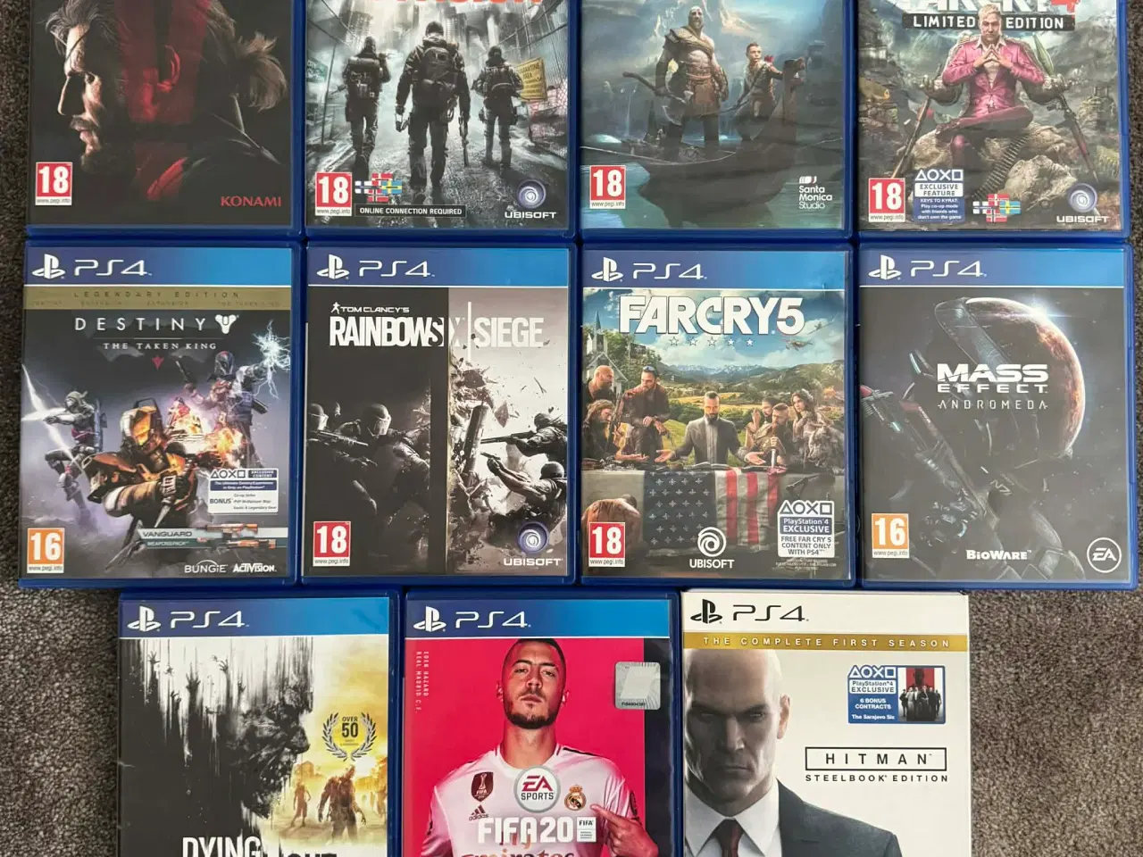 Billede 2 - PÆN PS4 500gb - 2x controller - 11 spil (billig)