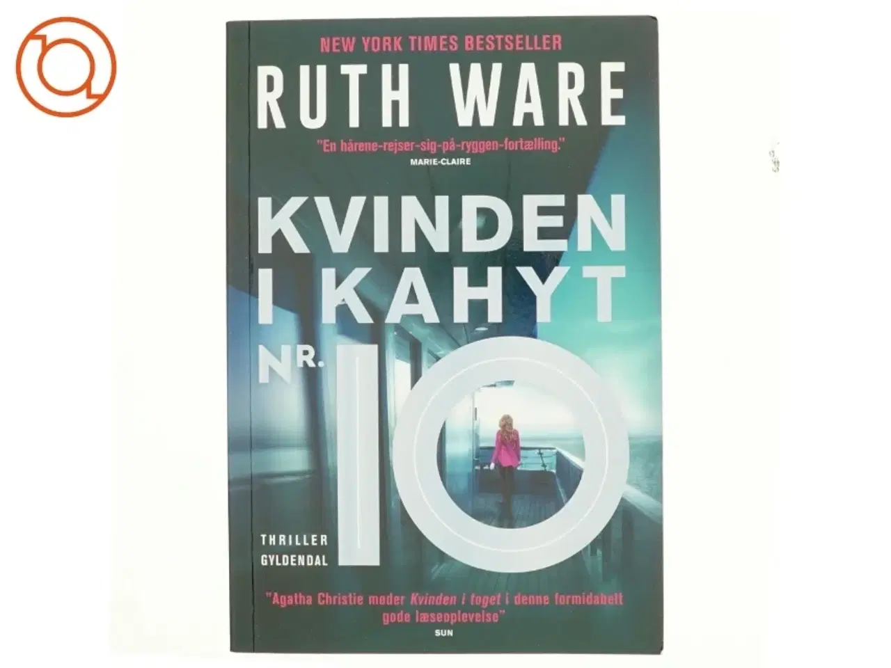 Billede 1 - Kvinden i kahyt nr. 10 : thriller af Ruth Ware (f. 1977) (Bog)
