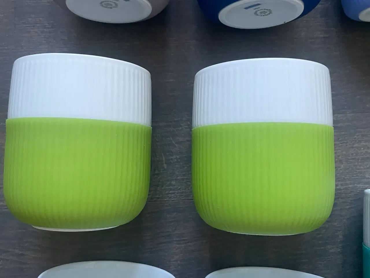 Billede 4 - Royal copenhagen contrast krus blå grøn mm