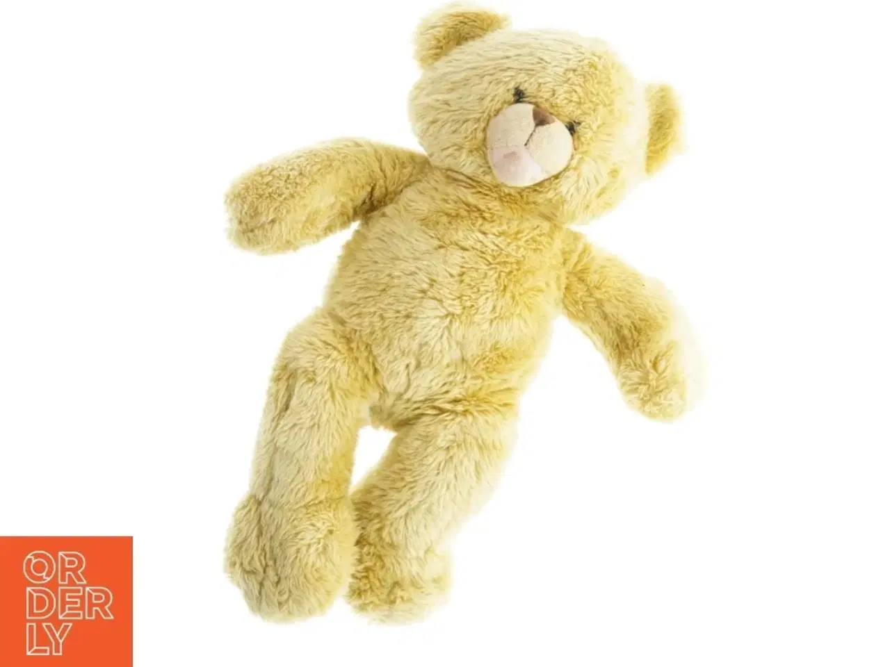 Billede 1 - Gul plysbamse fra Build a Bear (str. 40 cm)