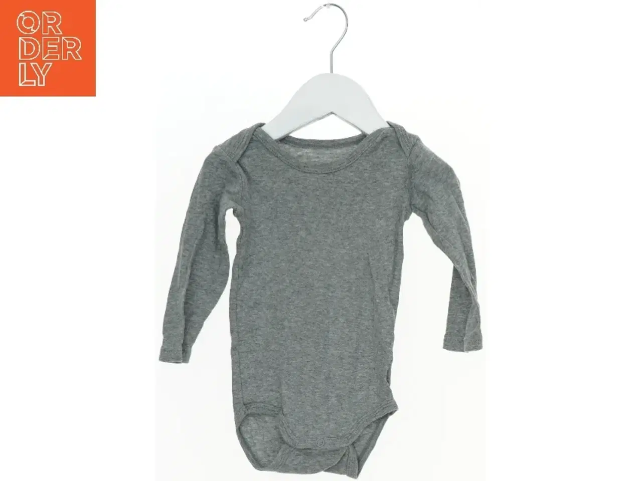 Billede 1 - Lysegrå bodystocking med lange ærmer fra Name It (str. 80)