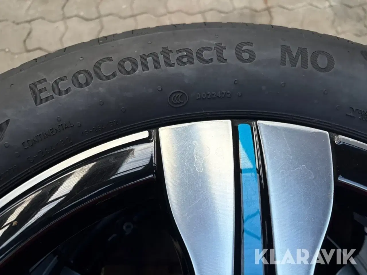Billede 7 - Alufælge med dæk Mega wheels / Continental EcoContact 6 MO
