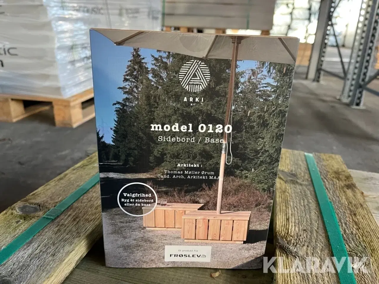 Billede 5 - Træpakke Arki Kit 0120 sidebord/base 5 sæt