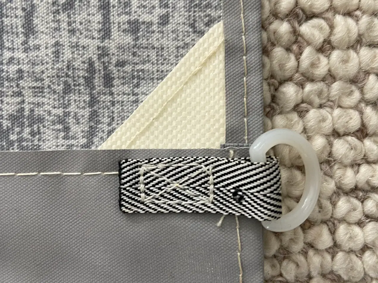 Billede 3 - Læsejl. 110x460 cm 4 fløjet. Brugt 1 gang