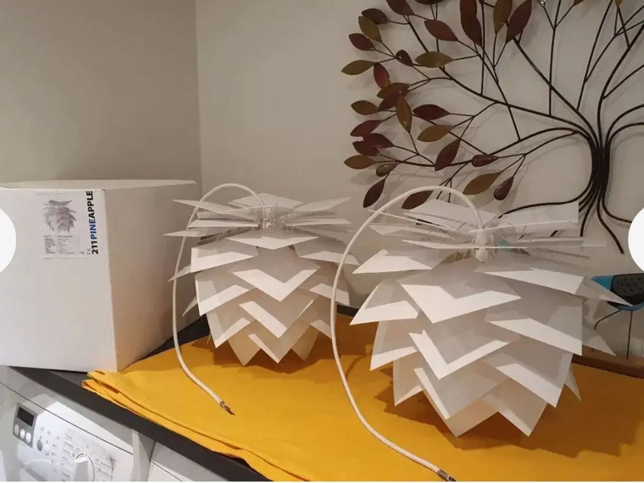 Billede 4 - Dyrberg Larsen pineapple 2 stk lamper 