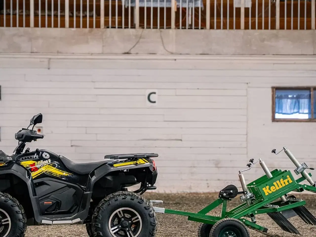 Billede 8 - Kellfri Ridebaneplaner / fabriksny / efterspændt model til ATV og kugletræk / 150 cm bredde