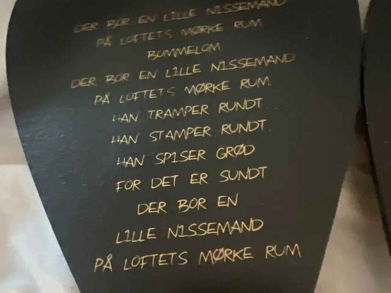 Billede 1 - Julehjerte  i træ