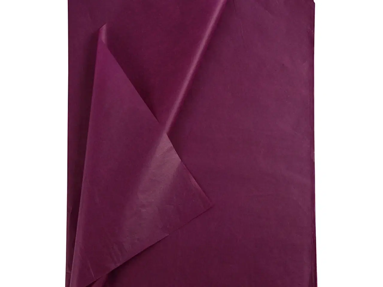 Billede 1 - Bordeaux Silkepapir 50x70 cm - 25 ark til kreative projekter