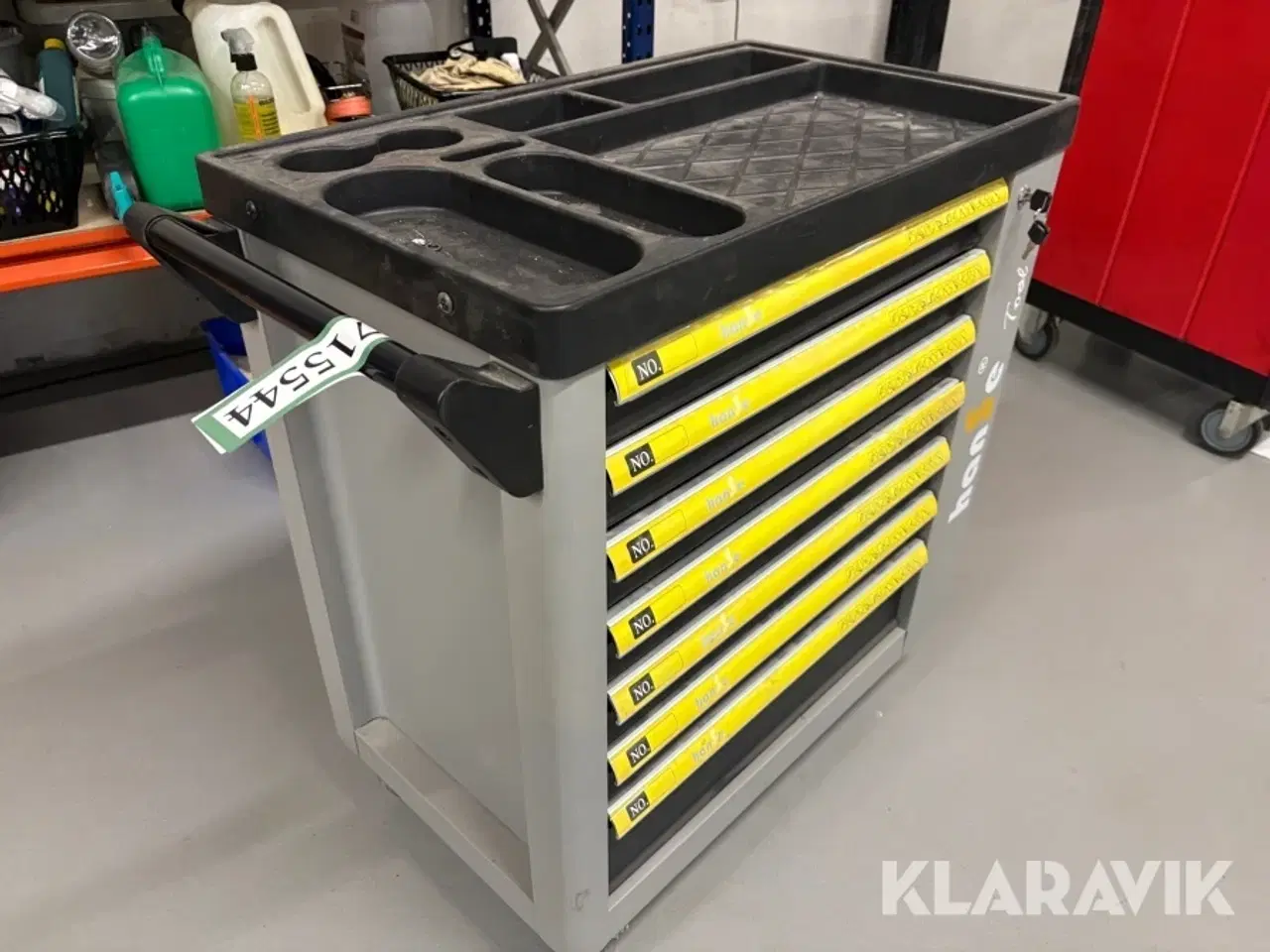 Billede 2 - Værkstedsvogn med indhold HanSe Tool