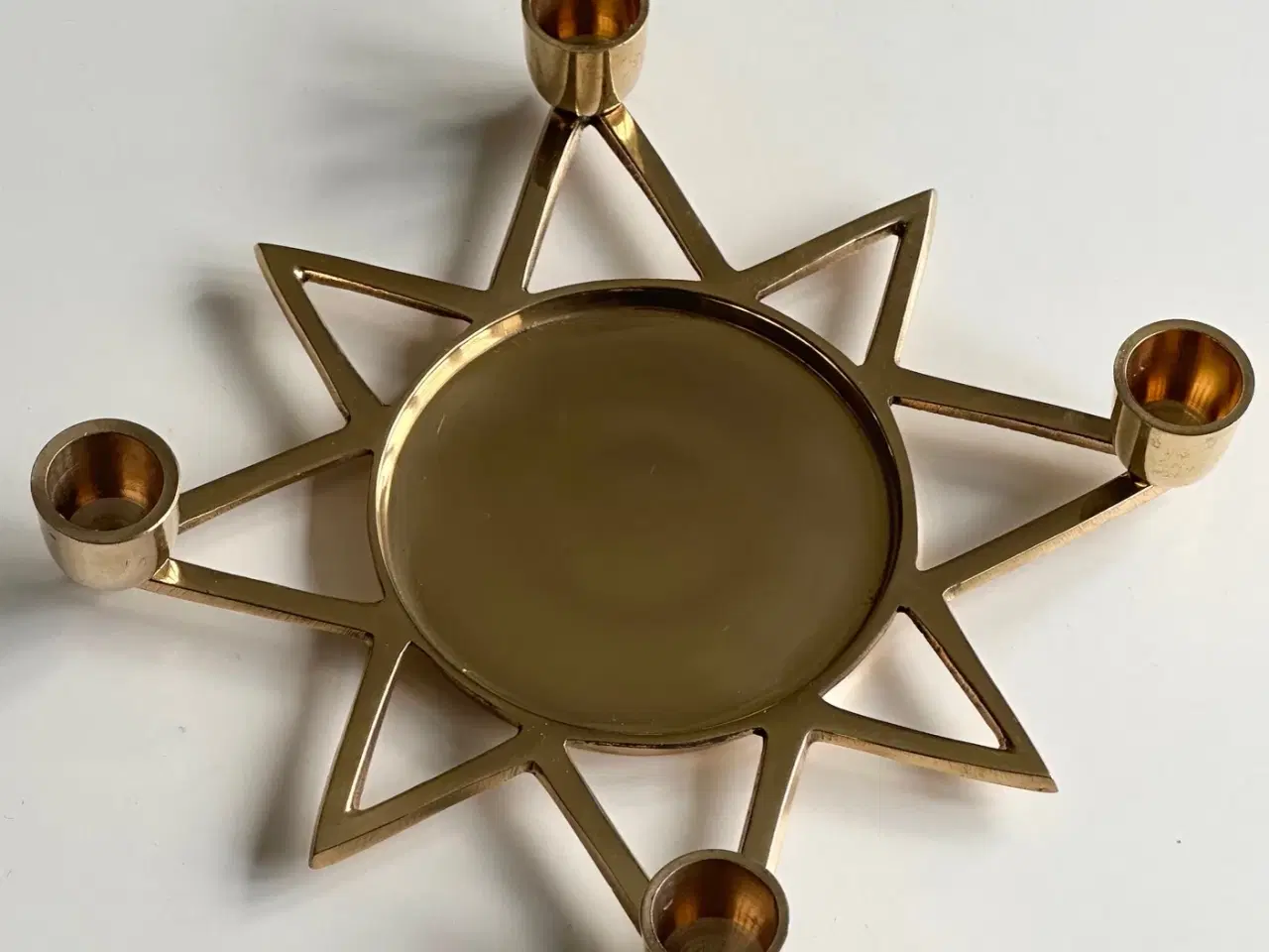 Billede 5 - Adventsstage, stjerneformet messing