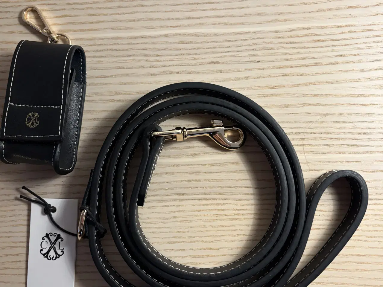 Billede 1 - Hundesnor i ægte lædder