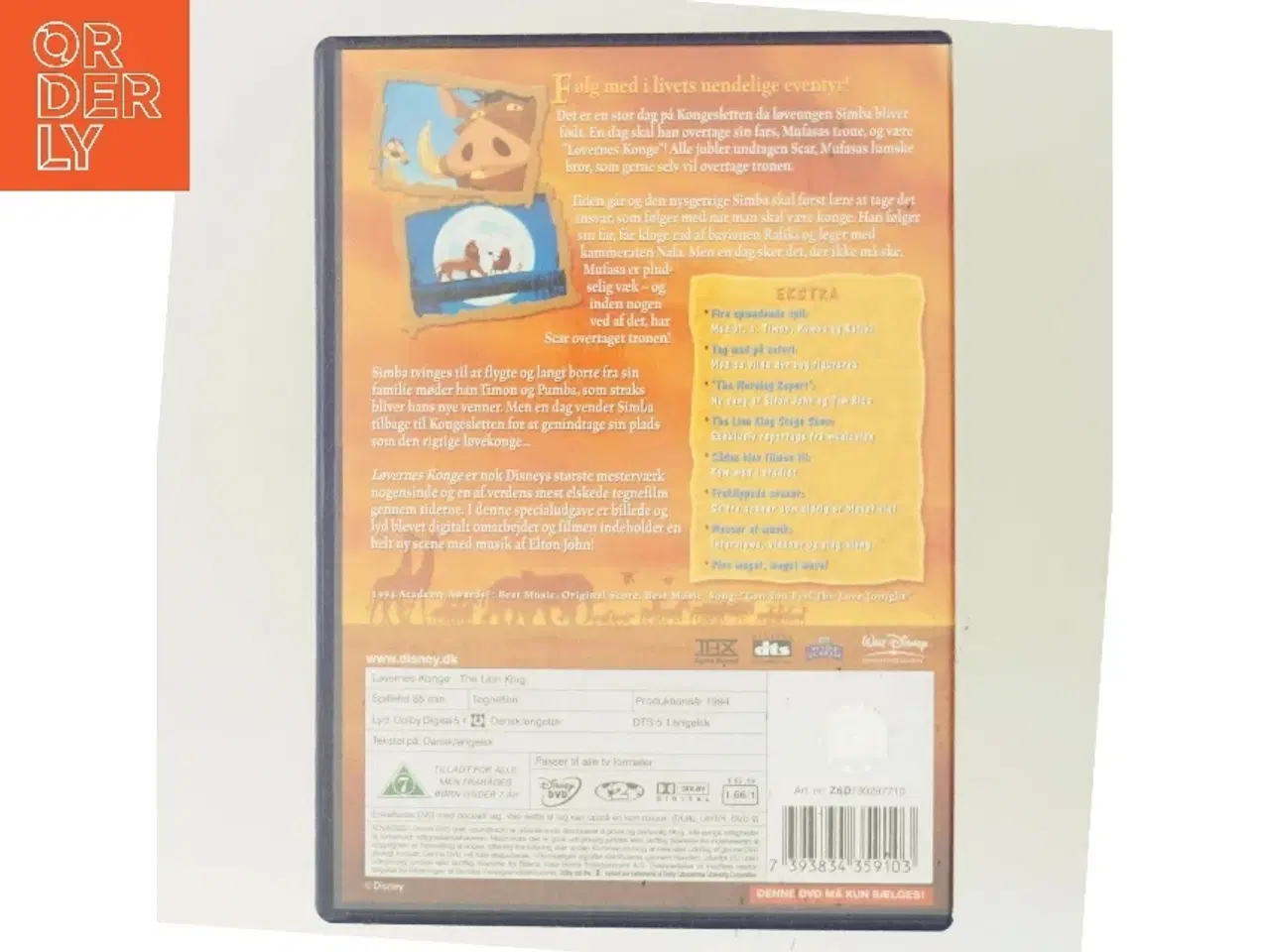 Billede 3 - Løvernes Konge med Matthew Broderick (DVD)