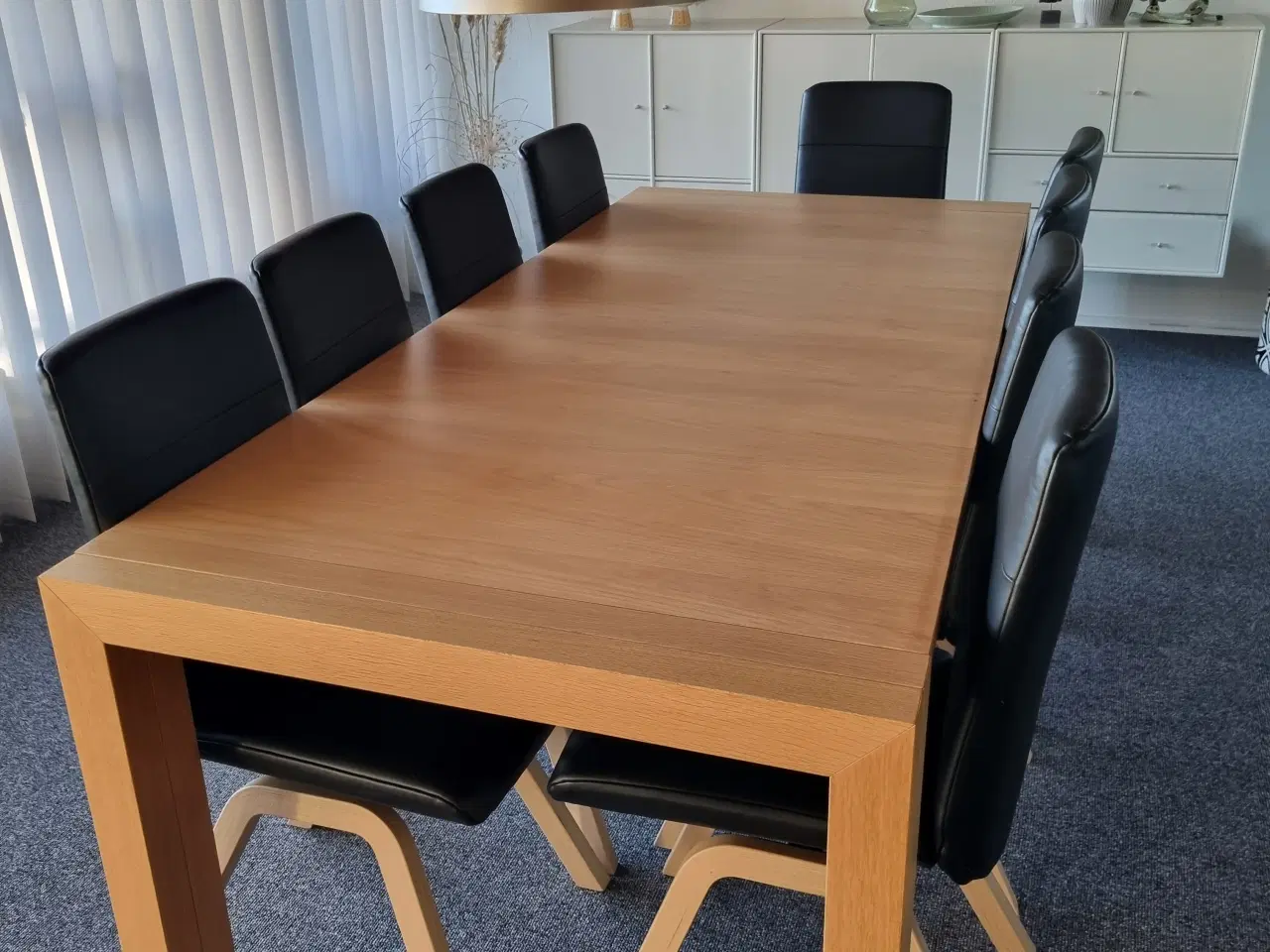 Billede 2 - Spisebord med tillægsplader